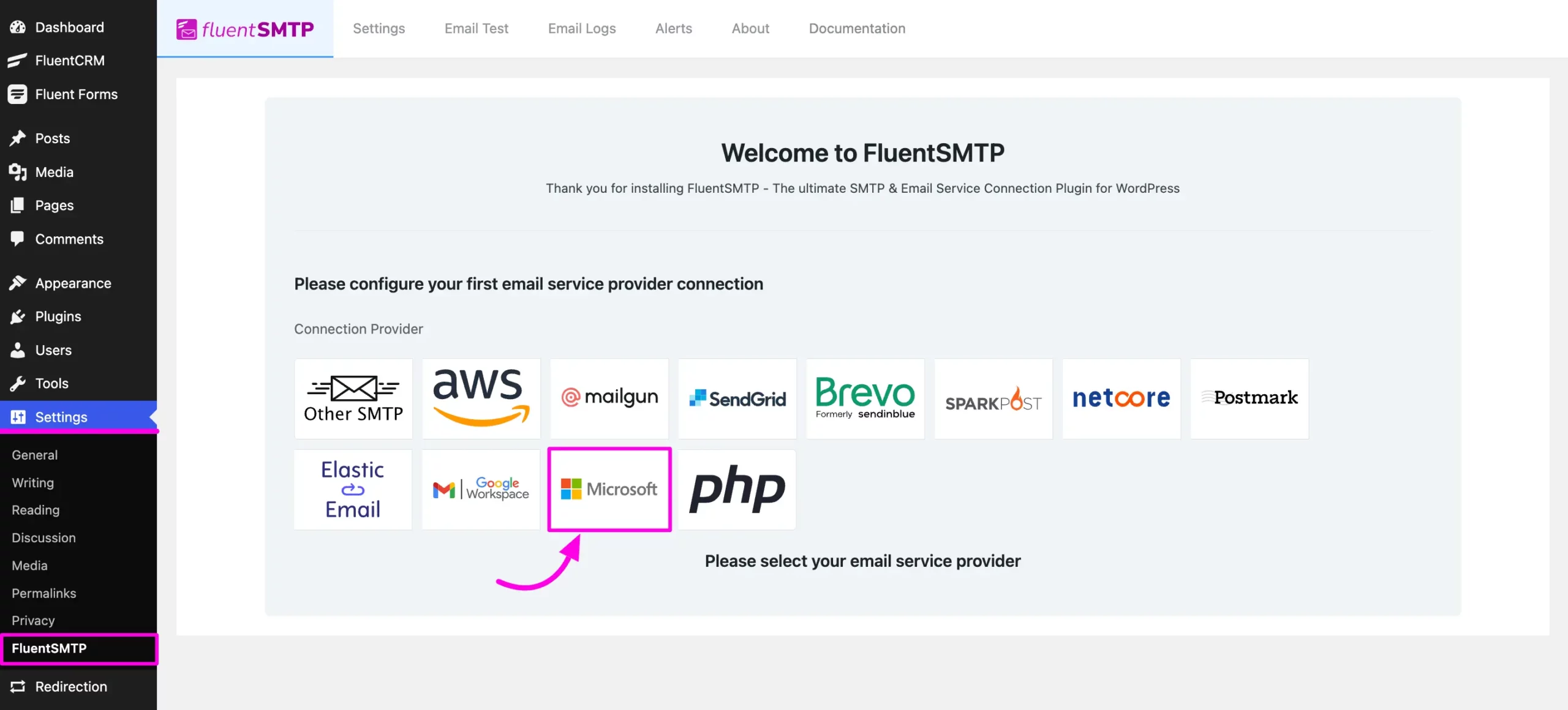 Dashboard Of Fluent Smtp 2 Scaled