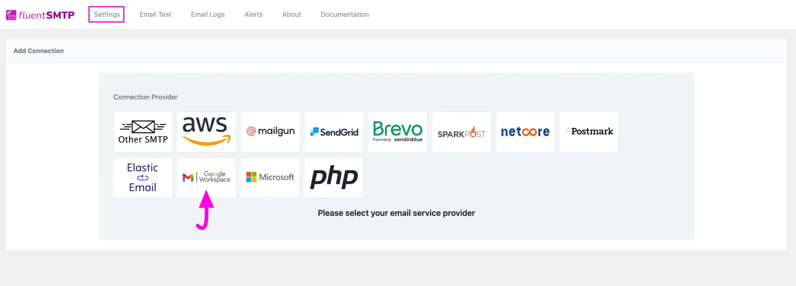 3. Google Workspace Tab